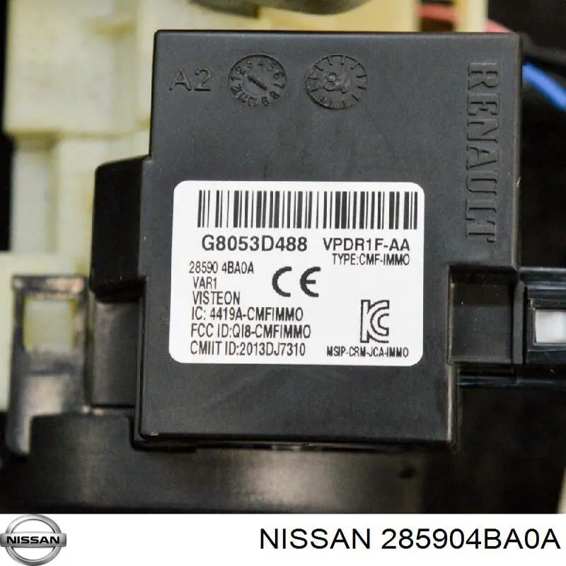 Antena (pierścień) immobilizera Nissan/Infiniti 285904BA0A cena, od 98,78 USD