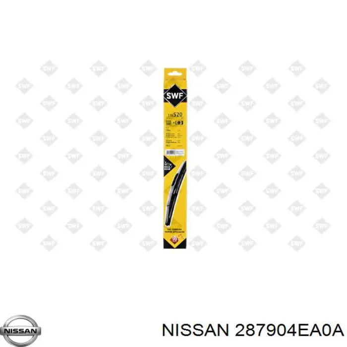 287904EA0A Nissan/Infiniti Pióro wycieraczki szyby tylnej