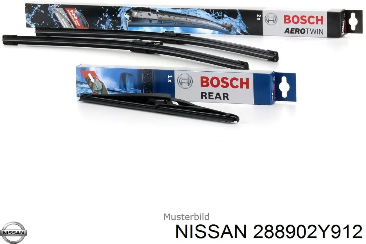 Pióro wycieraczki szyby przedniej pasażera 288902Y912 Nissan/Infiniti