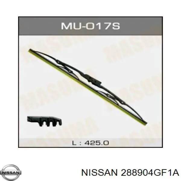 Pióro wycieraczki szyby tylnej Nissan/Infiniti 288904GF1A cena, od 13,51 USD