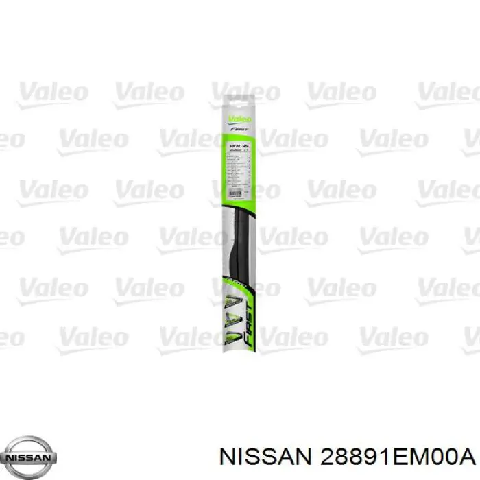 Pióro wycieraczki szyby przedniej kierowcy Nissan/Infiniti 28891EM00A cena, od 8,57 USD