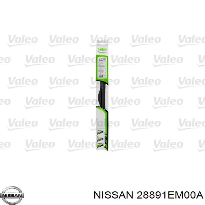 Do koszyka 28891EM00A Nissan/Infiniti Pióro wycieraczki szyby przedniej kierowcy