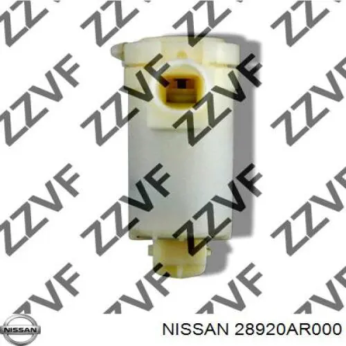 Do koszyka 28920AR000 Nissan/Infiniti Pompka spryskiwacza szyby przedniej