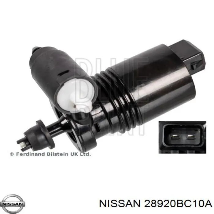 28920BC10A Nissan/Infiniti Pompka spryskiwacza szyby przedniej