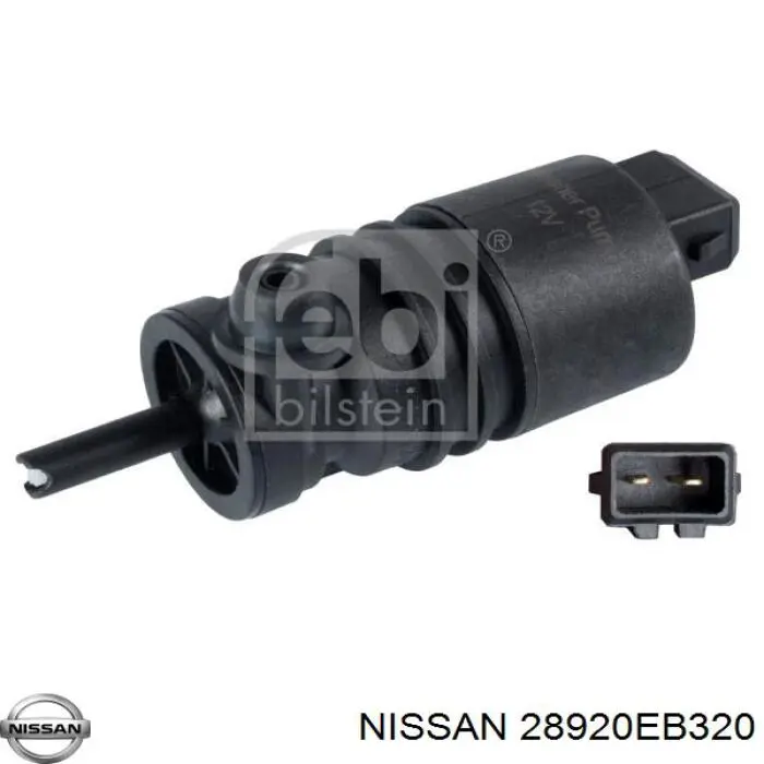 Pompka spryskiwacza szyby przedniej Nissan/Infiniti 28920EB320 cena, od 17,47 USD