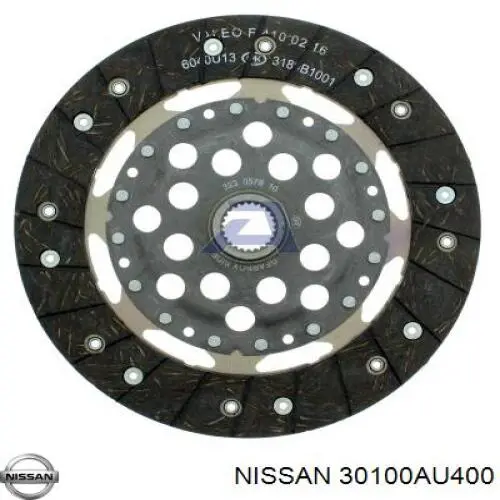 Do koszyka 30100AU400 Nissan/Infiniti Tarcza sprzęgła