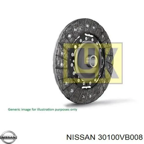 Tarcza sprzęgła Nissan/Infiniti 30100VB008 cena, od 129,62 USD