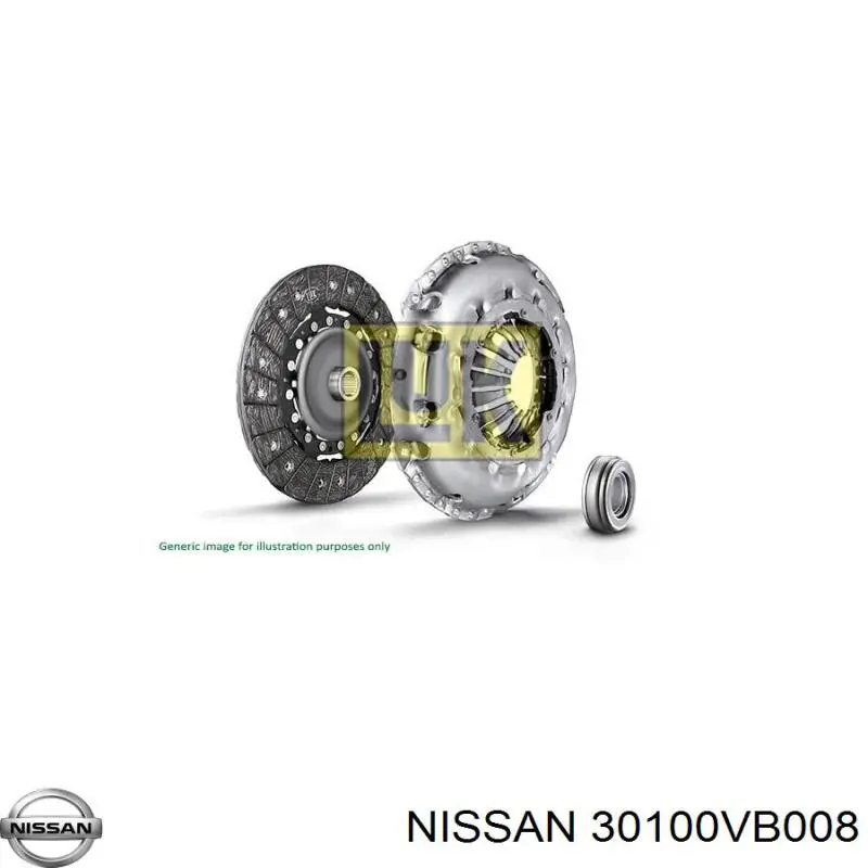 Do koszyka 30100VB008 Nissan/Infiniti Tarcza sprzęgła