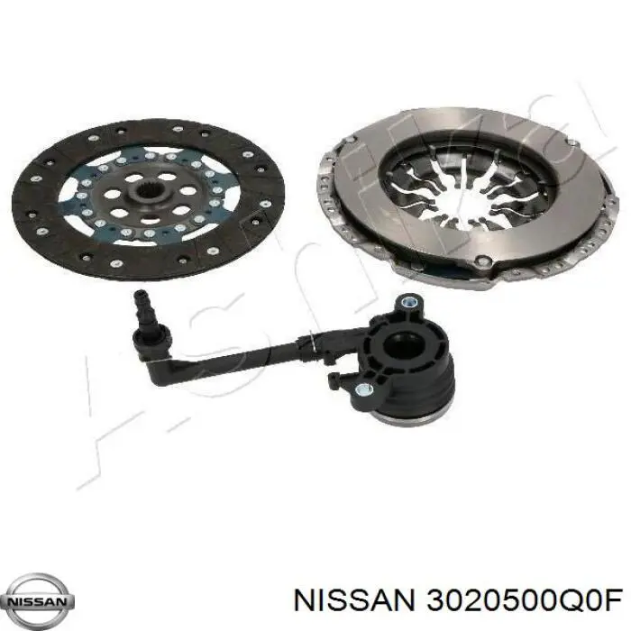 Zestaw sprzęgła (3 części) 302104374R Renault (RVI)