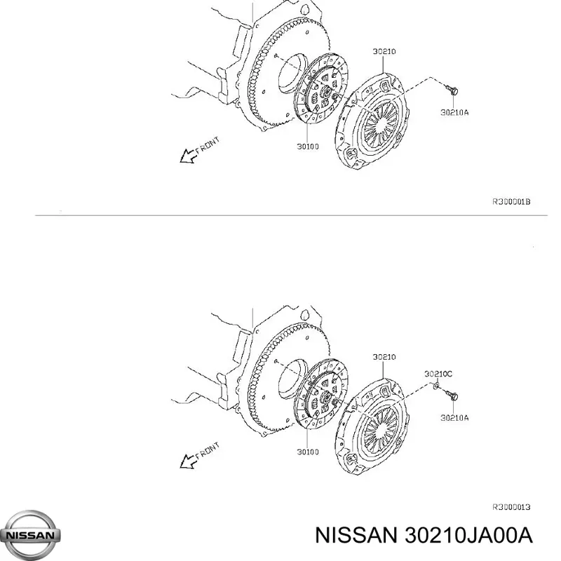 30210JA00A Nissan/Infiniti Docisk sprzęgła