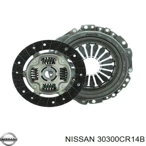 Do koszyka 30300CR14B Nissan/Infiniti Zestaw sprzęgła (3 części)