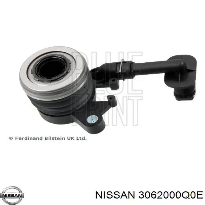Cylinder roboczy sprzęgła (wysprzęglik) w komplecie z łożyskiem wyciskowym Nissan/Infiniti 3062000Q0E cena, od 61,74 USD