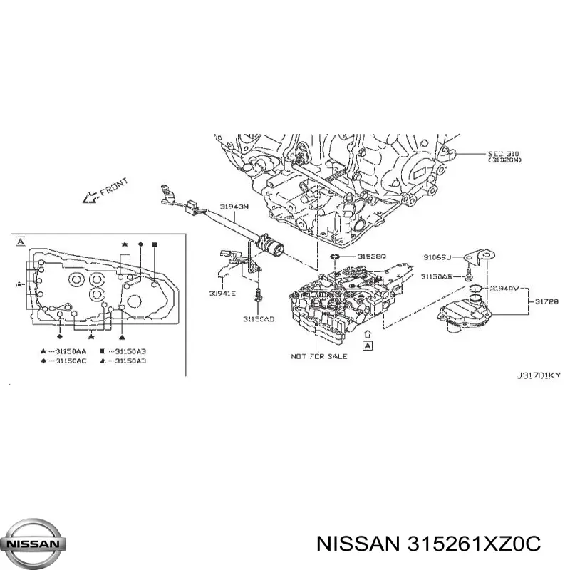  Nissan/Infiniti 315261XZ0C cena, od 3,99 USD