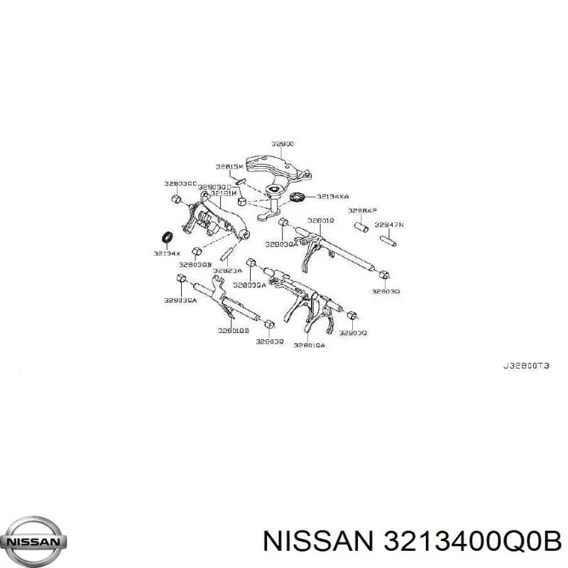 Uszczelniacz wybieraka skrzyni biegów Nissan/Infiniti 3213400Q0B cena, od 9,78 USD