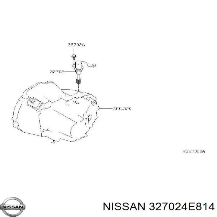 Czujnik prędkości Nissan/Infiniti 327024E814 cena, od 59,79 USD