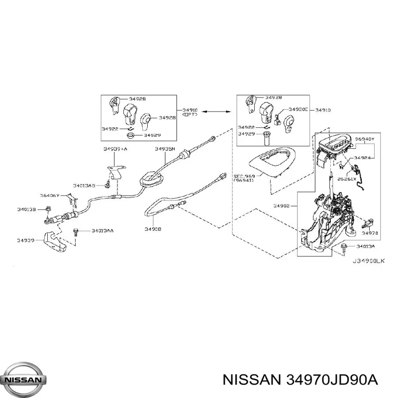 Solenoid automatycznej skrzyni biegów Nissan Qashqai 2 (J10)