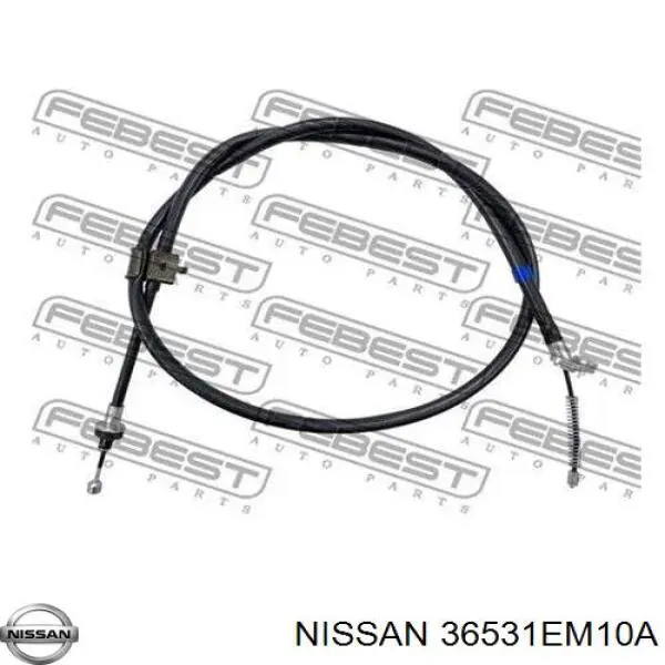 Linka hamulca ręcznego tylna lewa Nissan/Infiniti 36531EM10A cena, od 28,39 USD