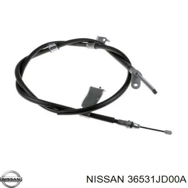 36531JD00A Nissan/Infiniti Linka hamulca ręcznego tylna lewa