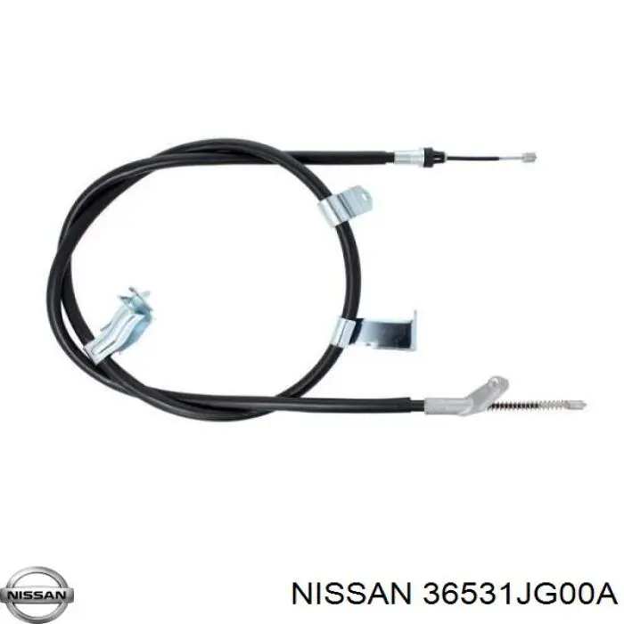 36531JG00A Nissan/Infiniti Linka hamulca ręcznego tylna lewa