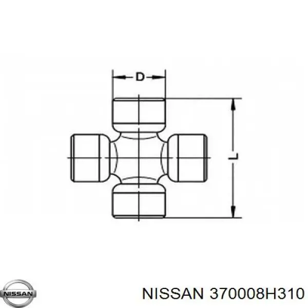 Wał Cardana tylny, kompletny Nissan/Infiniti 370008H310 cena, od 328,45 USD
