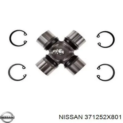 Do koszyka 371252X801 Nissan/Infiniti Krzyżak wału Carnada przedniego