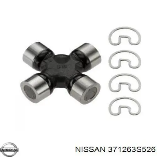 Krzyżak wału Cardana tylnego Nissan/Infiniti 371263S526 cena, od 10,36 USD
