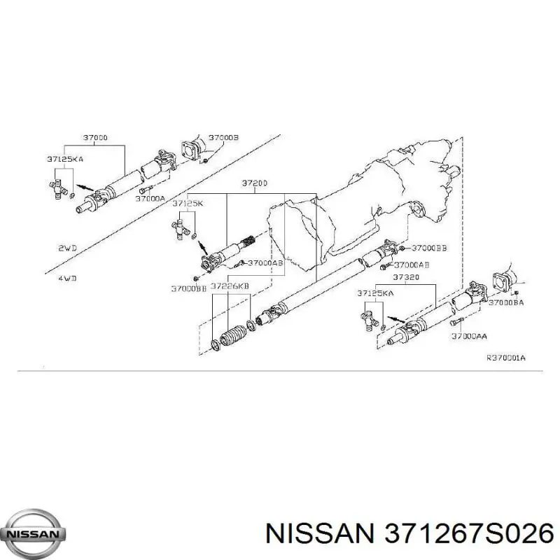 Do koszyka 12522048 General Motors Krzyżak wału Cardana tylnego