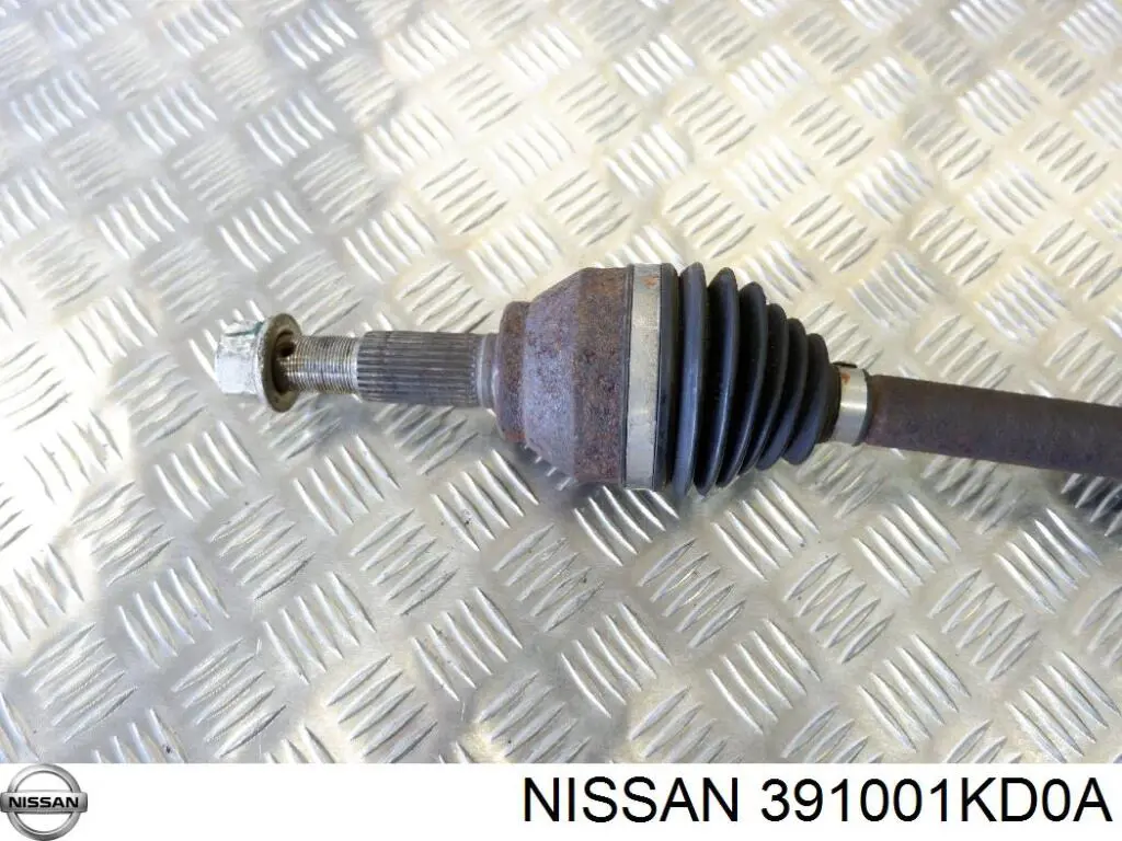 391001KD0A Nissan/Infiniti Półoś napędowa przednia prawa