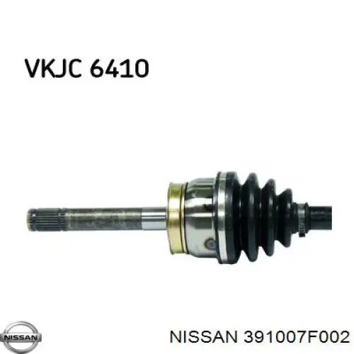 Półoś napędowa przednia Nissan/Infiniti 391007F002 cena, od 131,10 USD