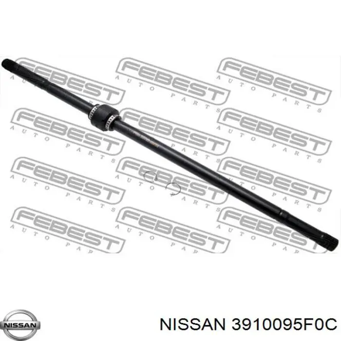 3910095F0C Nissan/Infiniti Półoś napędowa przednia prawa