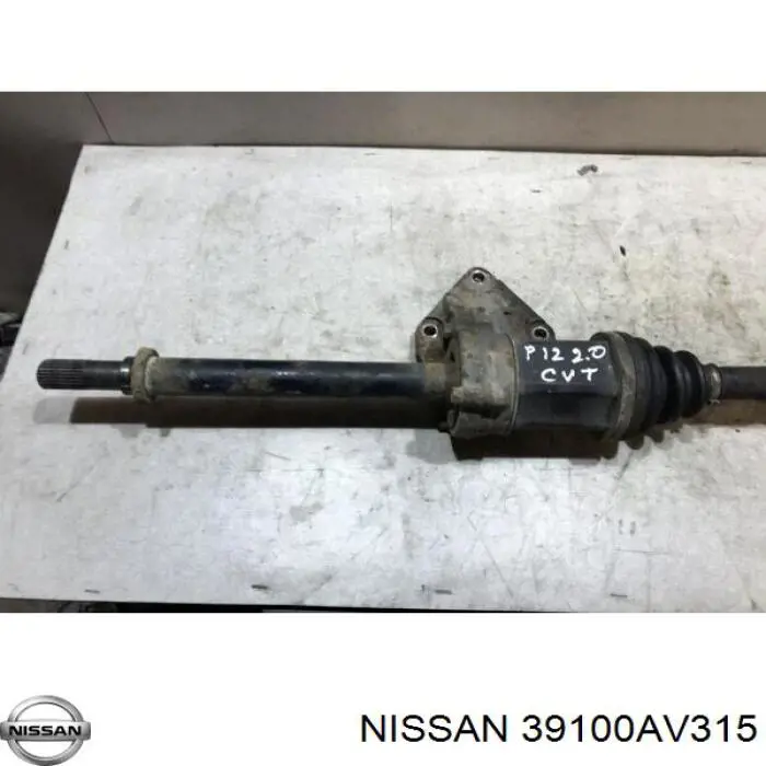 Do koszyka 39100AV315 Nissan/Infiniti Półoś napędowa przednia prawa