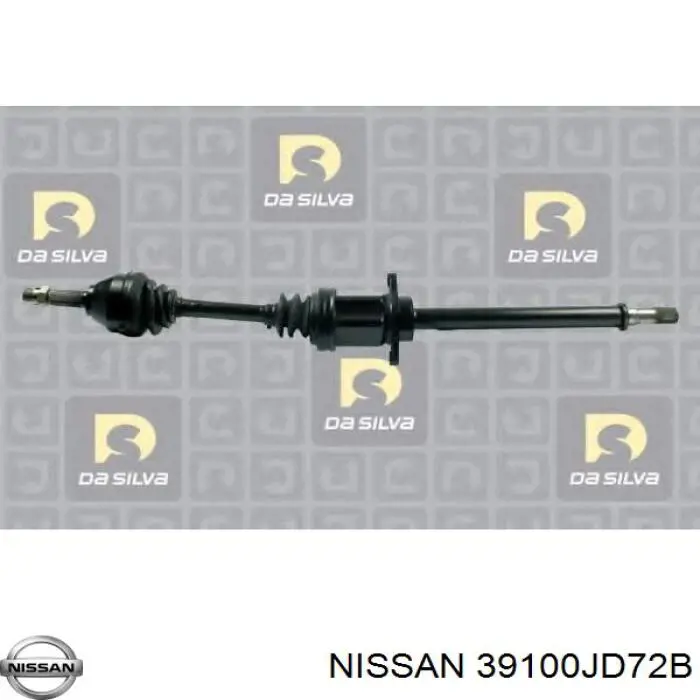 39100JD72B Nissan/Infiniti Półoś napędowa przednia prawa