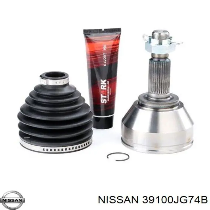 Do koszyka 39100JG74B Nissan/Infiniti Półoś napędowa przednia prawa