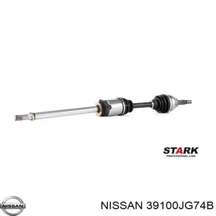 Półoś napędowa przednia prawa Nissan/Infiniti 39100JG74B cena, od 149,44 USD