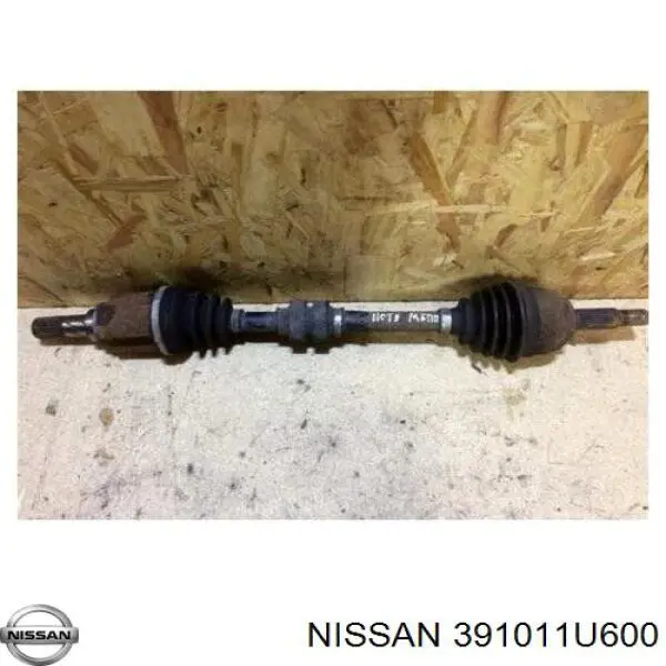 391011U600 Nissan/Infiniti Półoś napędowa przednia lewa