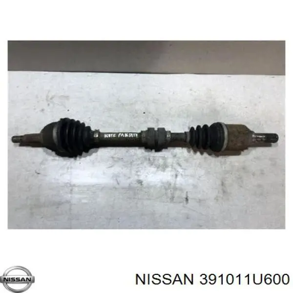 Półoś napędowa przednia lewa Nissan/Infiniti 391011U600 cena, od 88,53 USD