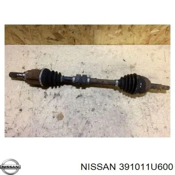 Do koszyka 391011U600 Nissan/Infiniti Półoś napędowa przednia lewa