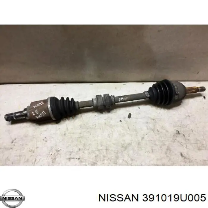Do koszyka 391019U005 Nissan/Infiniti Półoś napędowa przednia lewa
