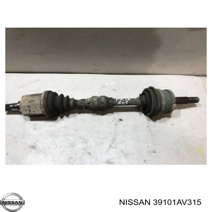 Do koszyka 39101AV315 Nissan/Infiniti Półoś napędowa przednia lewa