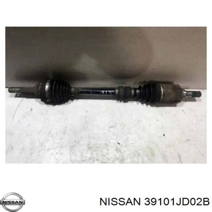 39101JD02B Nissan/Infiniti Półoś napędowa przednia lewa