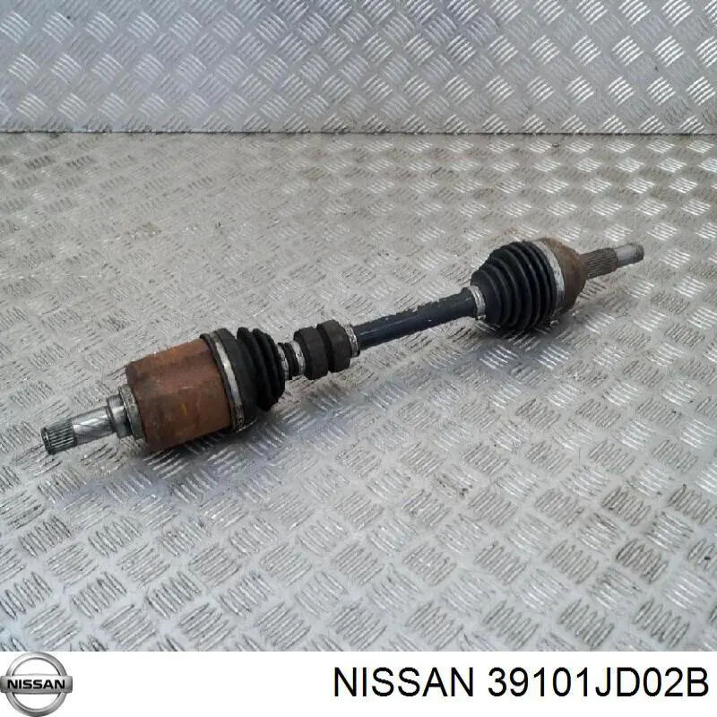 Do koszyka 39101JD02B Nissan/Infiniti Półoś napędowa przednia lewa
