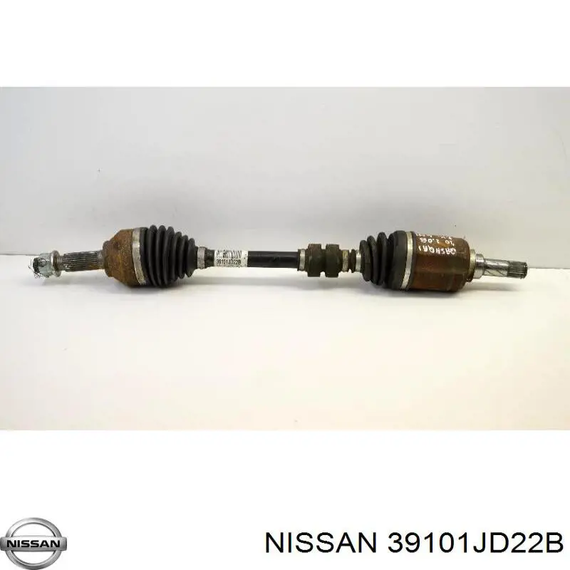 39101JD22B Nissan/Infiniti Półoś napędowa przednia lewa