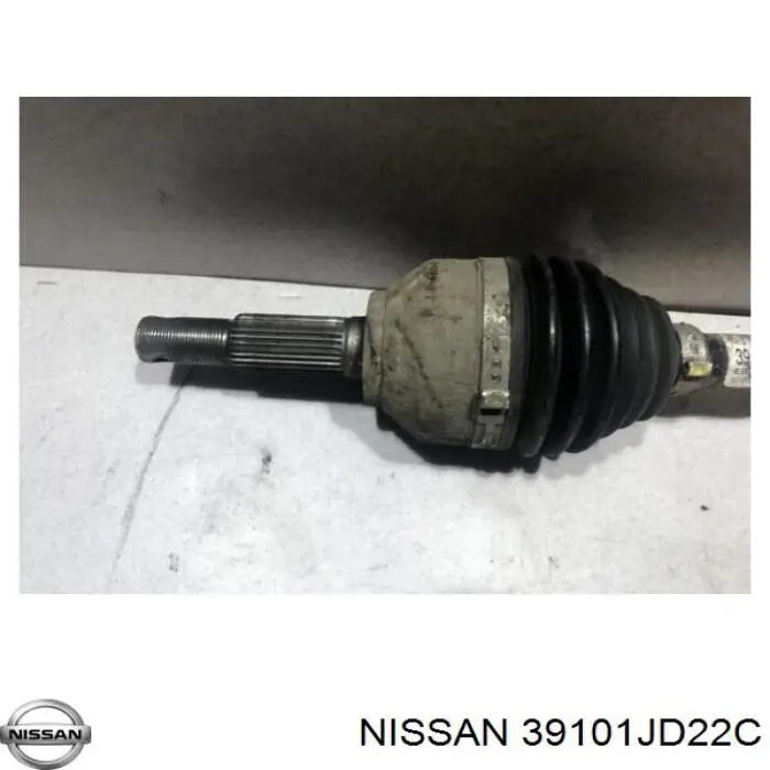 39101JD22C Nissan/Infiniti Półoś napędowa przednia lewa