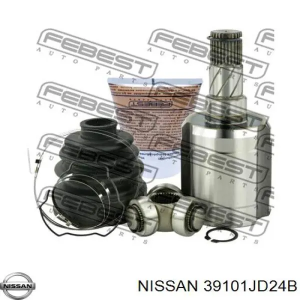 Półoś napędowa przednia lewa Nissan/Infiniti 39101JD24B cena, od 122,58 USD