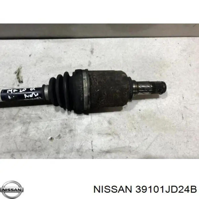 Do koszyka 39101JD24B Nissan/Infiniti Półoś napędowa przednia lewa