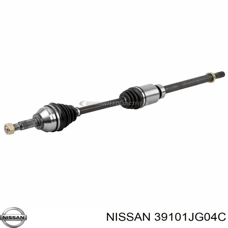 Półoś napędowa przednia lewa 39101JG04C Nissan/Infiniti