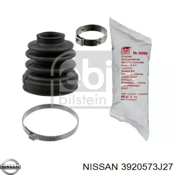 3920573J27 Nissan/Infiniti Półoś napędowa przednia lewa