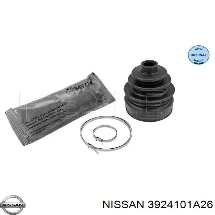 Osłona przegubu homokinetycznego półosi przedniej zewnętrzna 3924101A26 Nissan/Infiniti