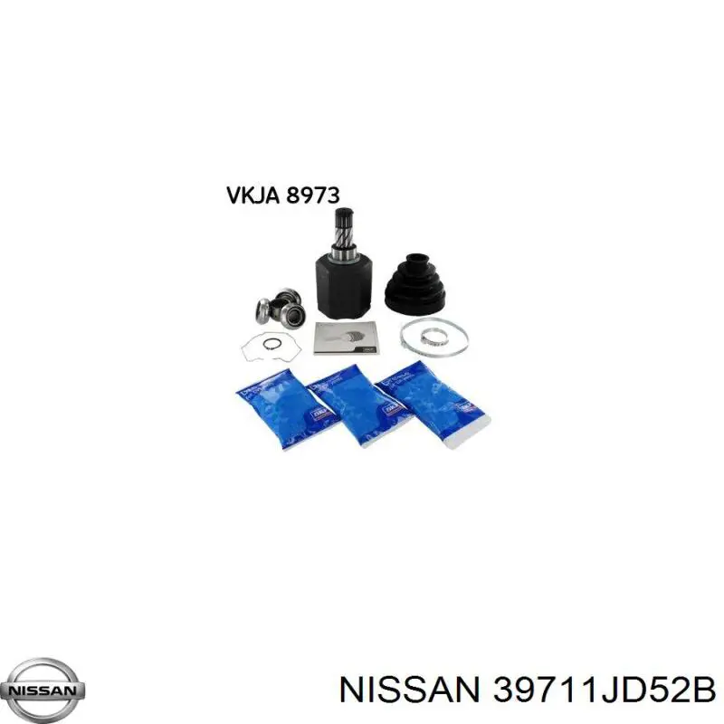 Przegub homokinetyczny wewnętrzny przedni lewy Nissan/Infiniti 39711JD52B cena, od 53,50 USD