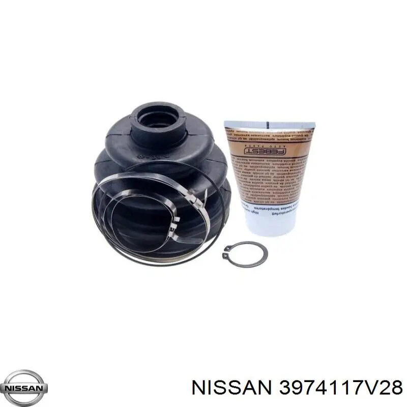 Osłona przegubu homokinetycznego półosi przedniej wewnętrzna Nissan/Infiniti 3974117V28 cena, od 5,44 USD